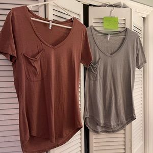 Z Supply Cotton Slub Pocket Tee